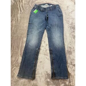Tommy Hilfiger Adaptive Heritage Rome Straight Jeans 10 Blue Magnetic Fly 30X31.